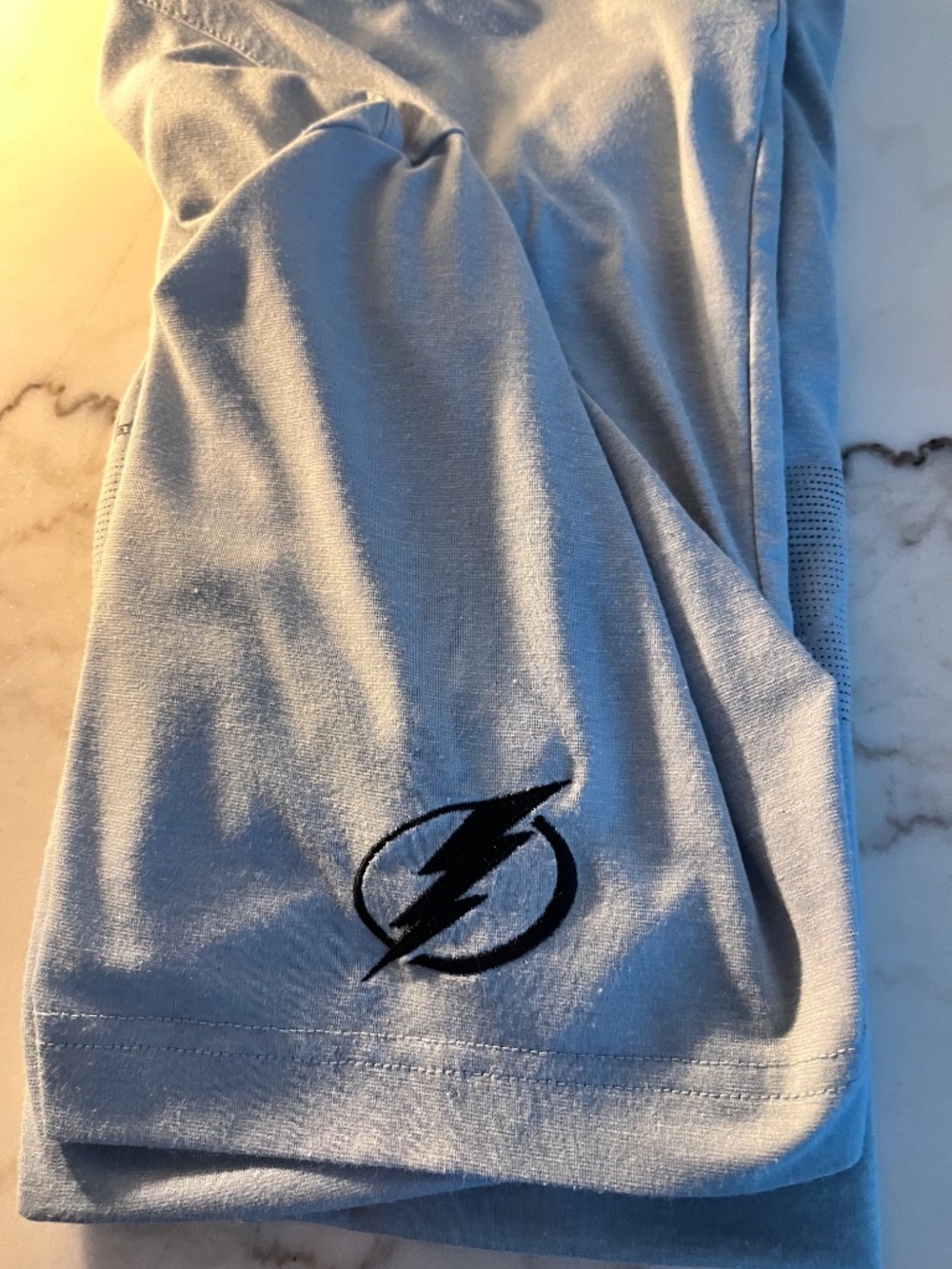 Tampa Bay Lightning Polo Shirt Men's Sz Large Blue Travis Mathew Golf Bolts NHL - Picture 5 of 5